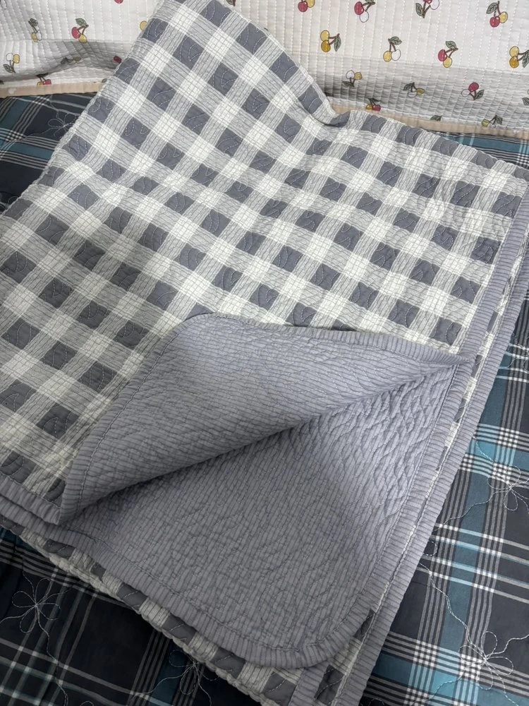 【喜上棉品】90*200cm双面斜纹纯棉全棉夹棉花宿舍床盖隔汗垫沙发垫