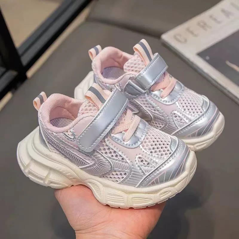 春夏宝宝鞋透气男女童运动鞋休闲老爹鞋网鞋