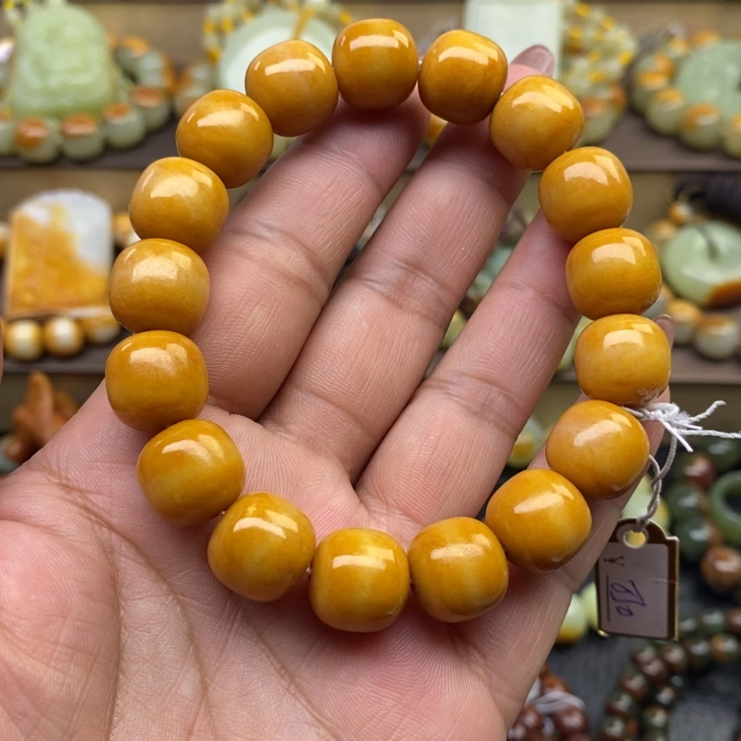 透闪石质玉未镶嵌手串