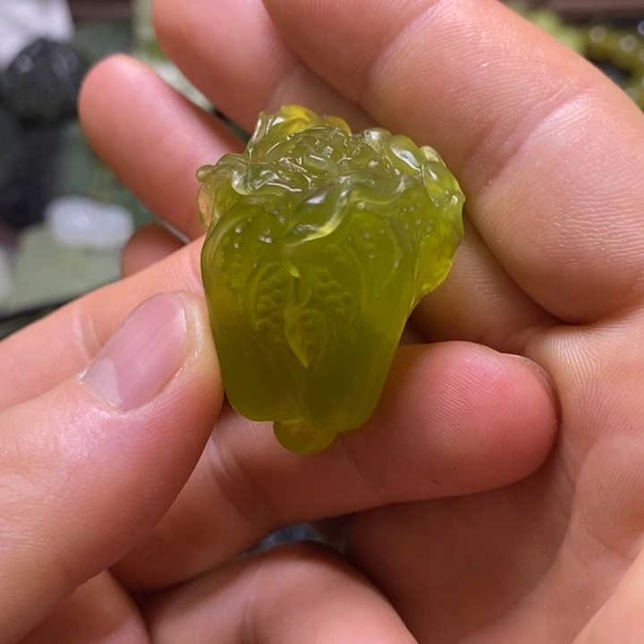 岫玉未镶嵌岫玉颈饰