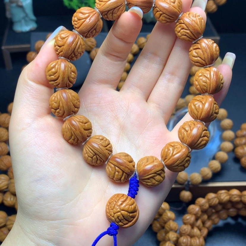 【闪购商品】桃核手串柏*籽荔枝16手串