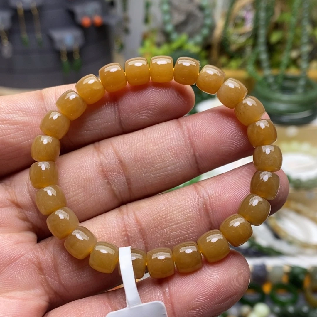 和田玉（糖玉）手链未镶嵌67