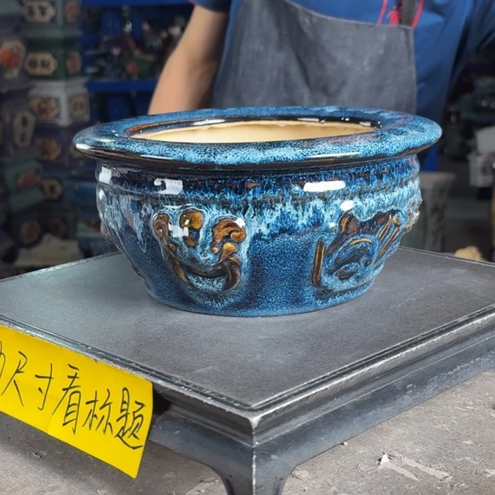 一风堂石湾花盆 内16*10