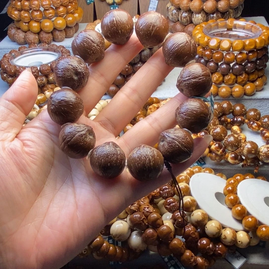 手串紫金鼠清**面原皮高货纯圆22+