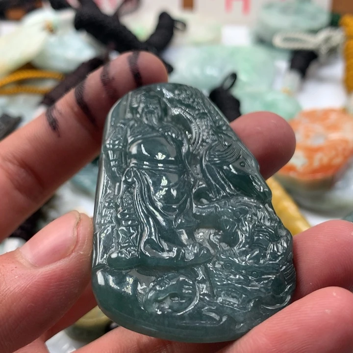 颈饰未镶嵌翡翠保真天然a货翡翠
