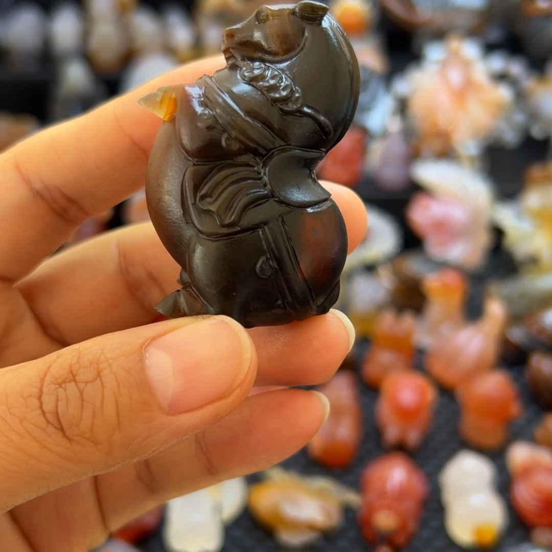 ****阳玛瑙/玉髓未镶嵌吊坠(赠链)