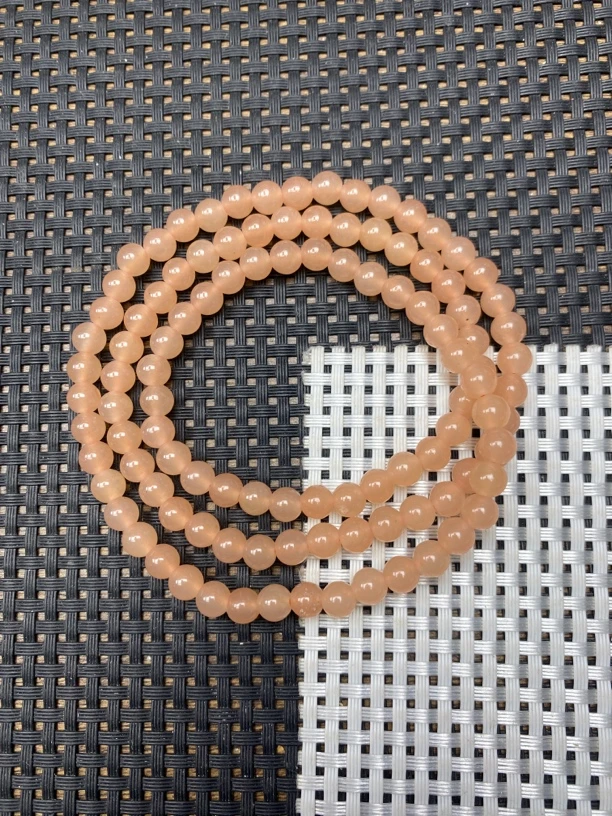 藕粉卡6*108颗手串908