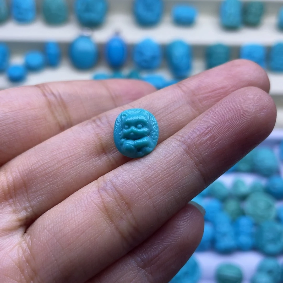 未镶嵌绿松石珠宝奇石