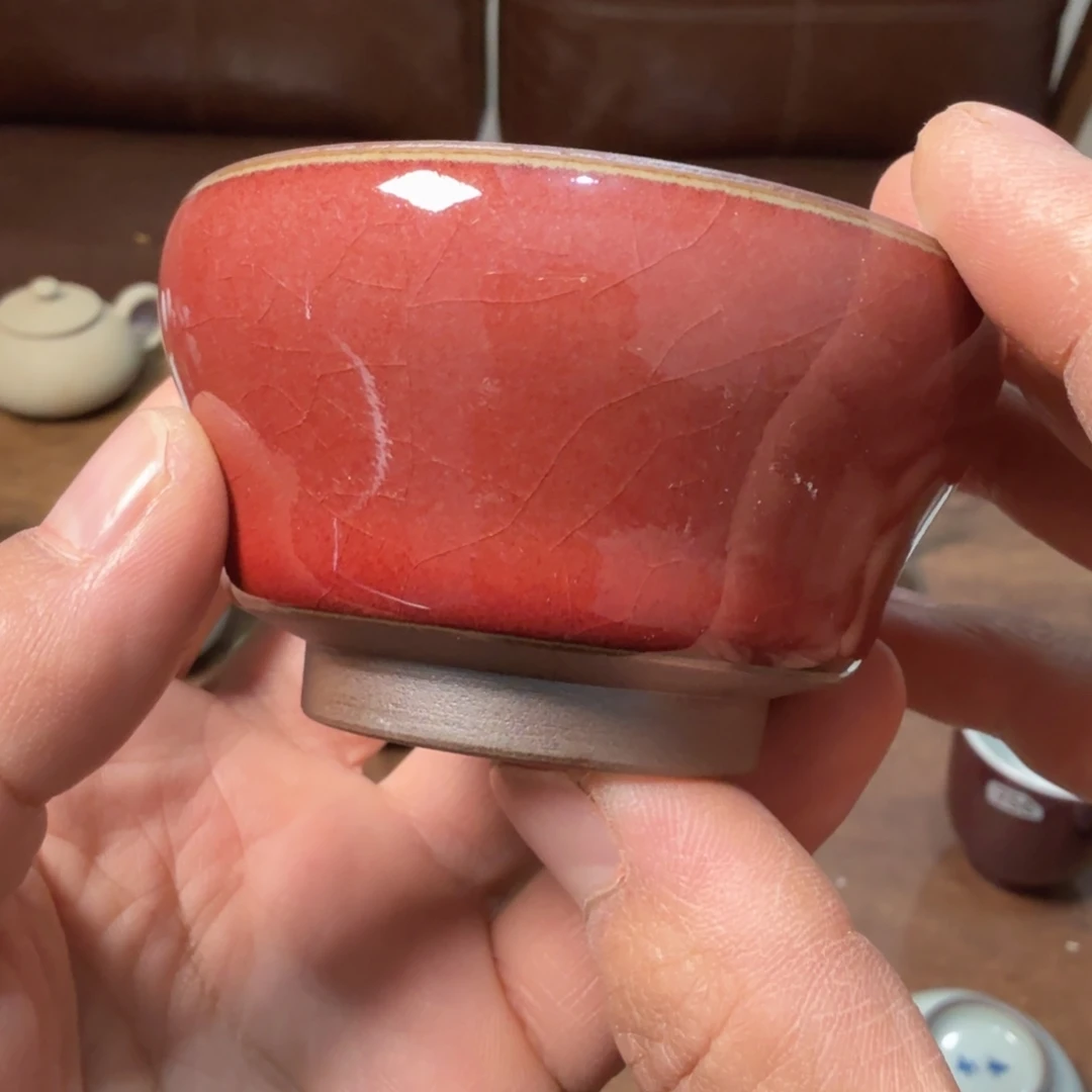 豇豆红开片喜欢的可以拍