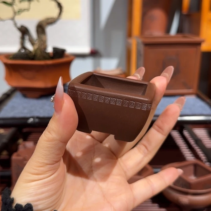 紫砂花盆全手工制作