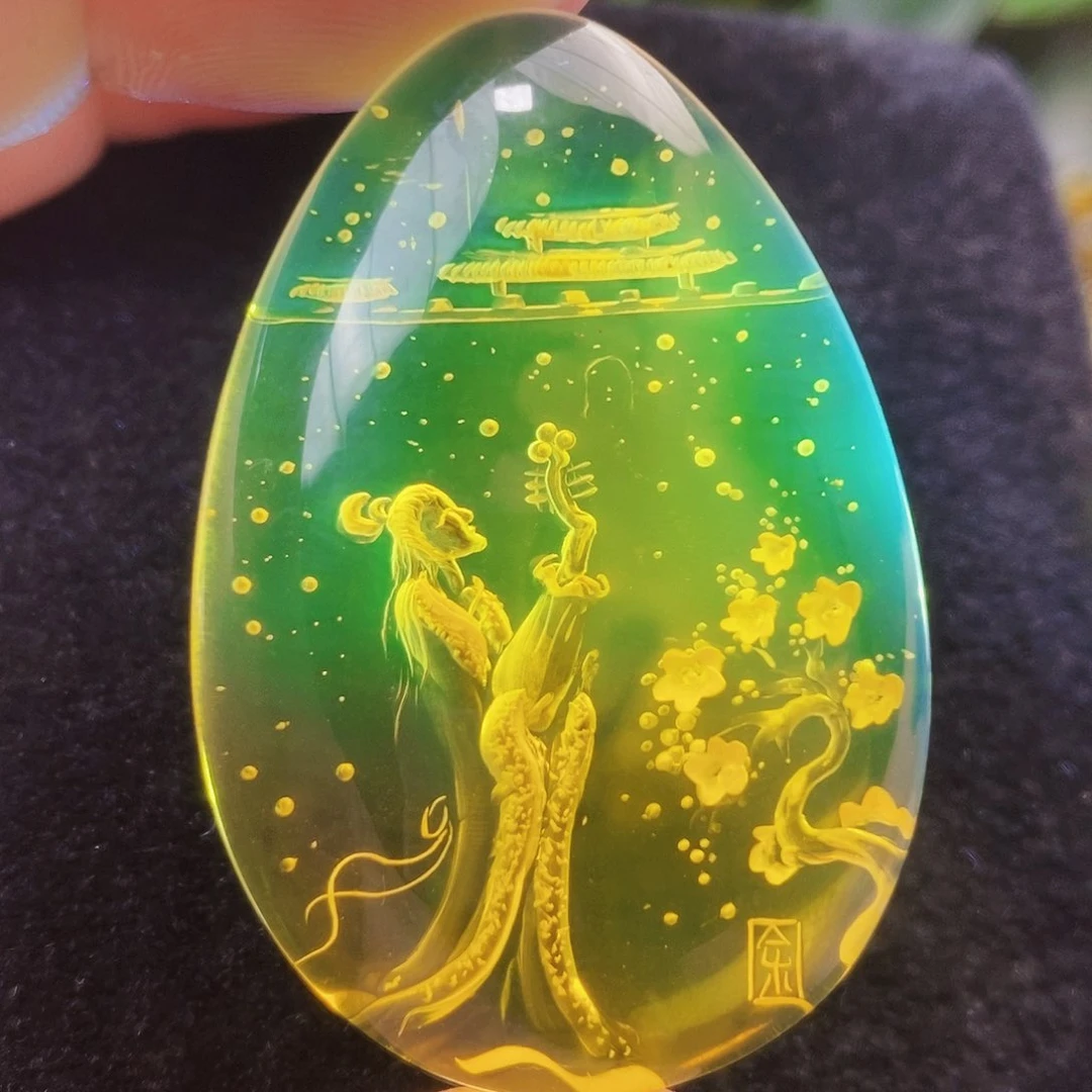 【闪购商品】金珀吊坠(不含链)未镶嵌