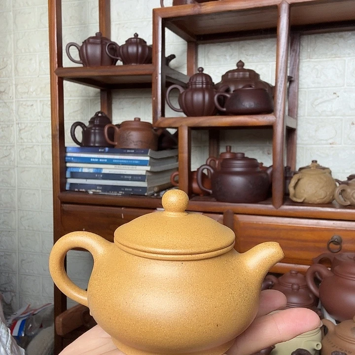 紫砂茶壶潘壶200cc精工半手工