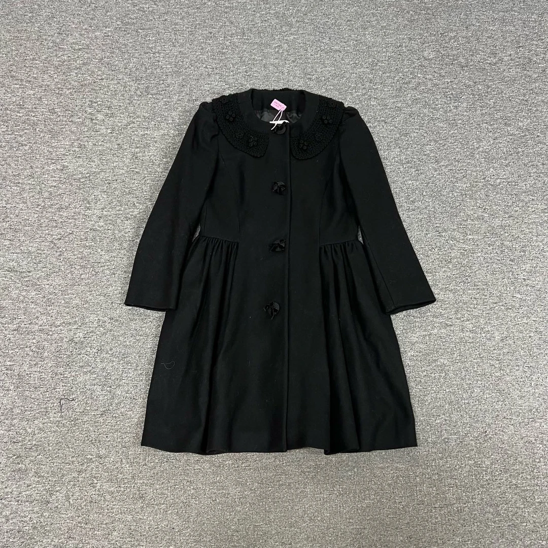 99新 Valentino/华伦天奴 华伦天奴 黑色 大衣