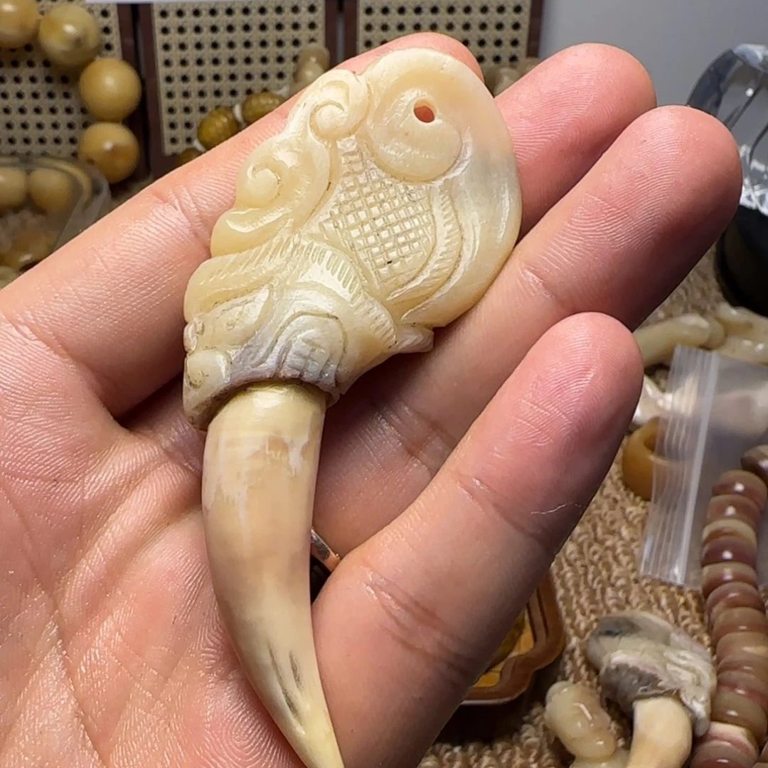 木质类驼骨手工驼牙