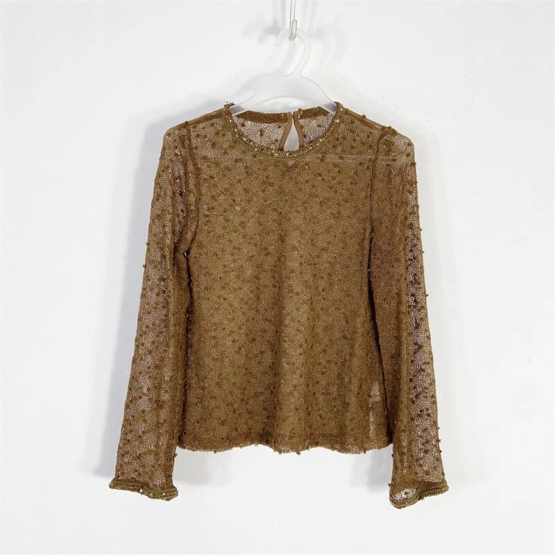 【77衣橱】KD3640精品秋冬女装上衣长袖气质轻奢【红人上新】