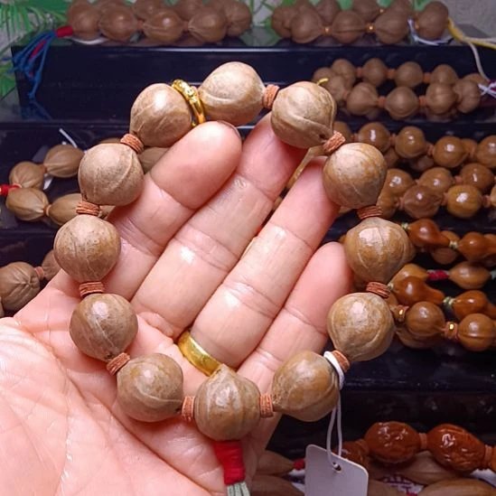 橄榄核手串/手链橄榄核手串三花铁核正圆老料1.8