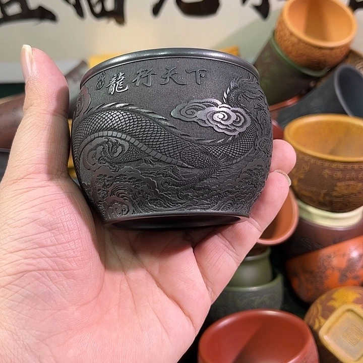 茶杯紫砂全手工紫砂主人杯