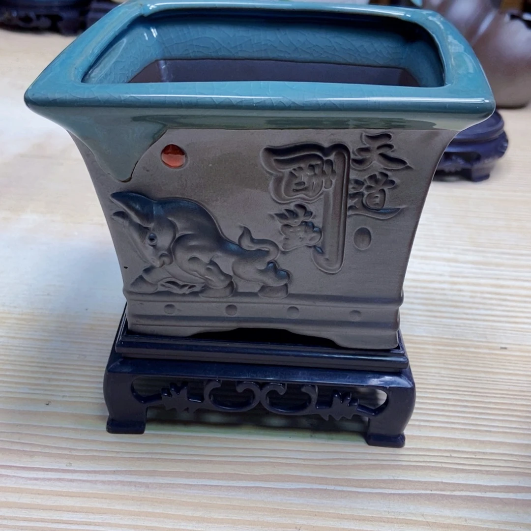 瓷片陶瓷花盆陶瓷艺术