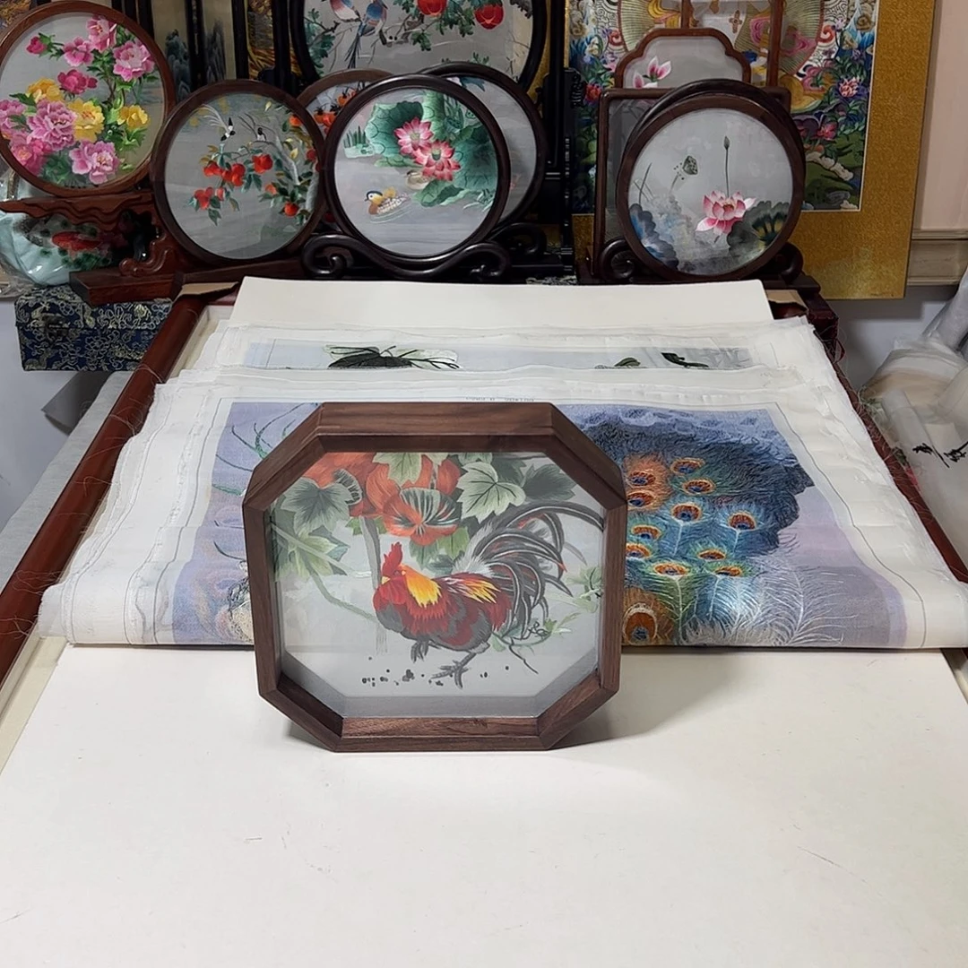 潘***玄刺绣纯手工刺绣画
