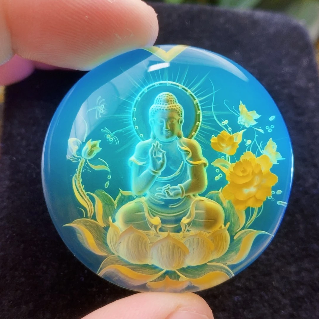 【闪购商品】蓝珀吊坠(不含链)未镶嵌