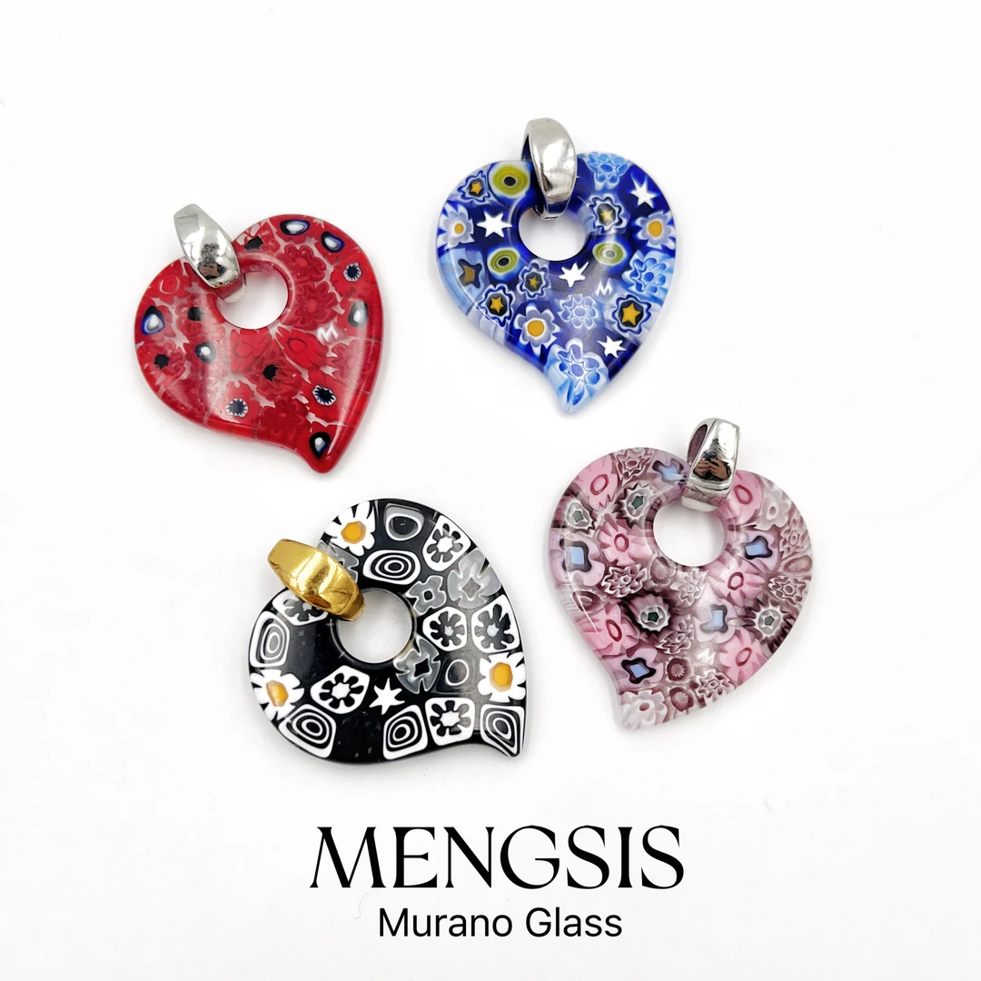 意大利Murano穆拉诺纯手工琉璃 千花琉璃 吊坠  时尚千花 8.16