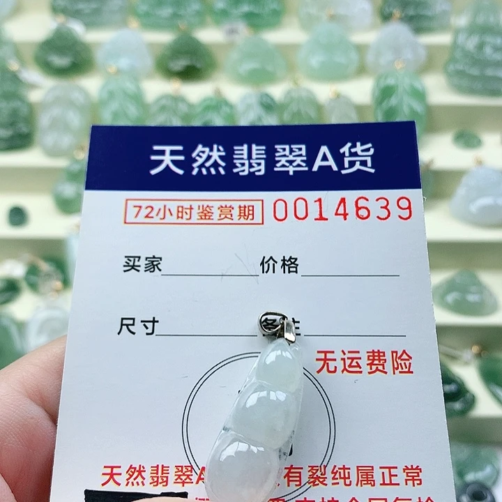 颈饰未镶嵌翡翠吊