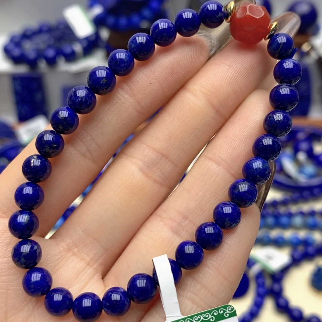 青金石未镶嵌手链