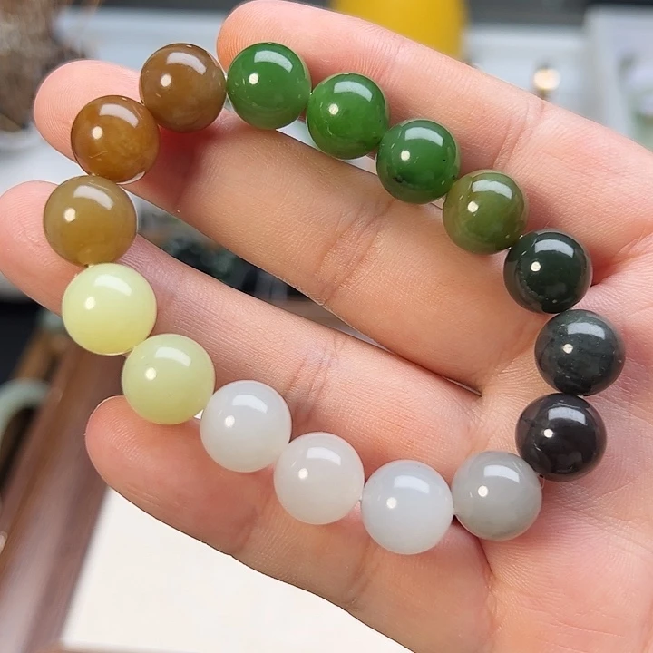 和田玉未镶嵌手链