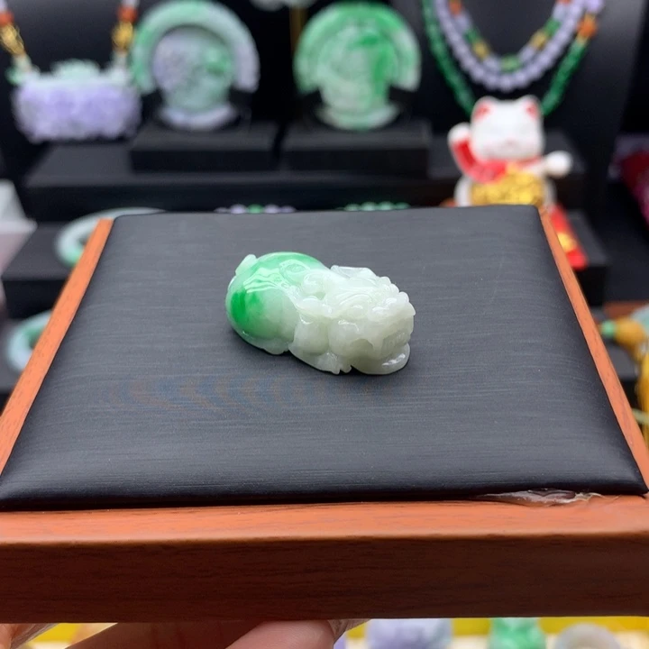 颈饰未镶嵌翡翠翡翠貔貅