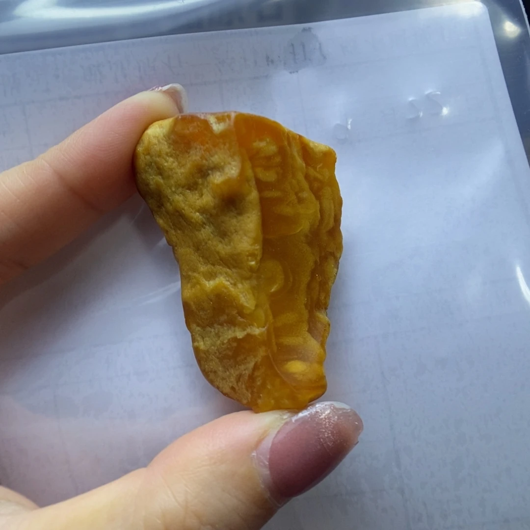 未镶嵌定制蜜蜡郎