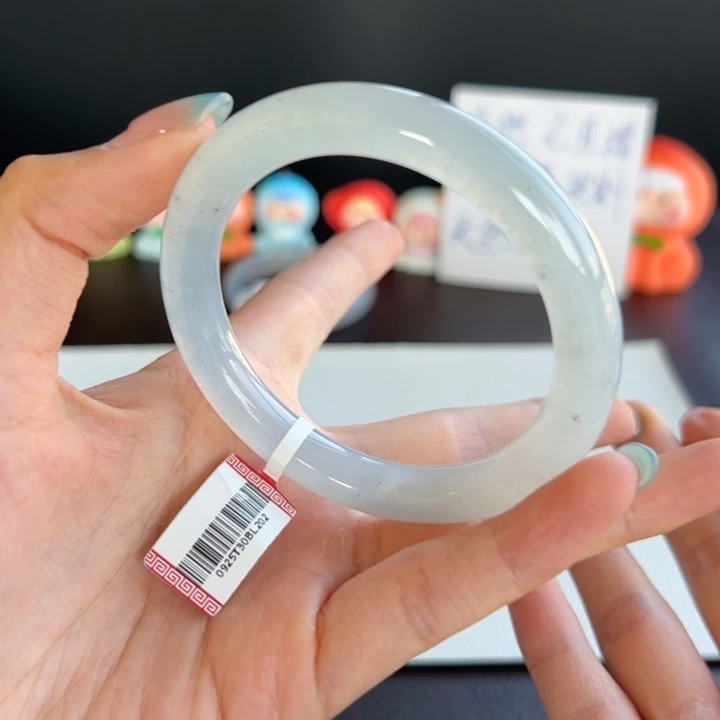 翡翠未镶嵌手镯30号 55.8