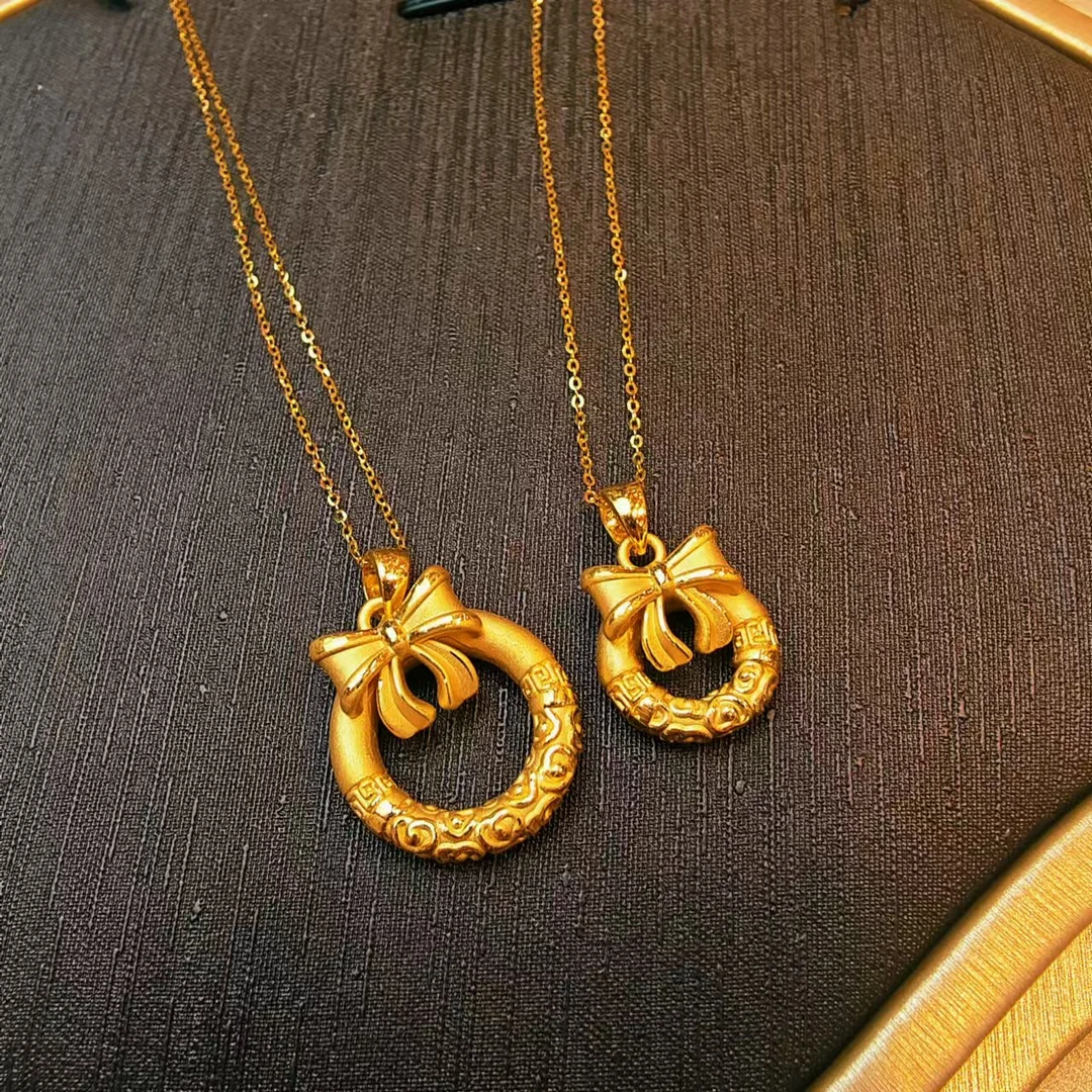 119#足金999 5G工艺 黄金套链 大小圈在逃公主 （多样性发一）