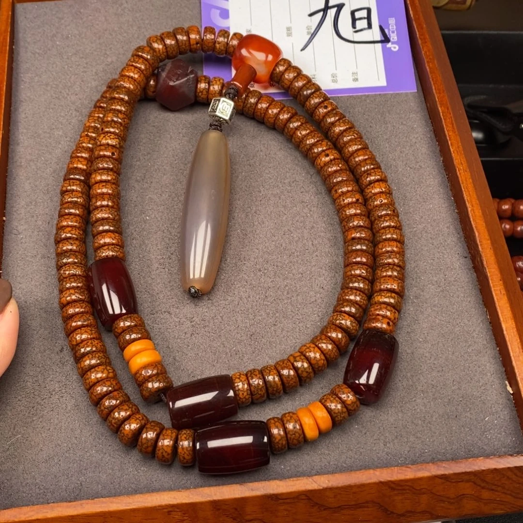 星月菩提吊坠大*子星月