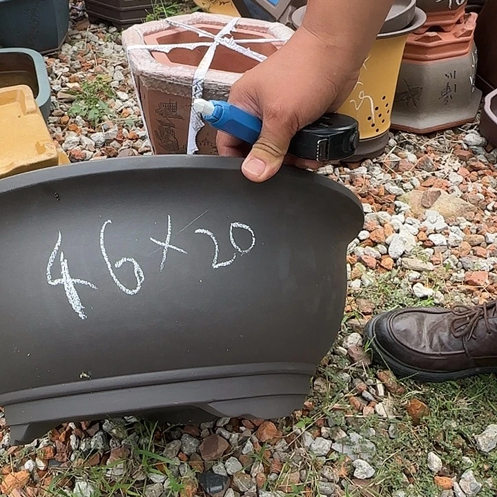 紫砂花盆紫砂花盆瑕疵