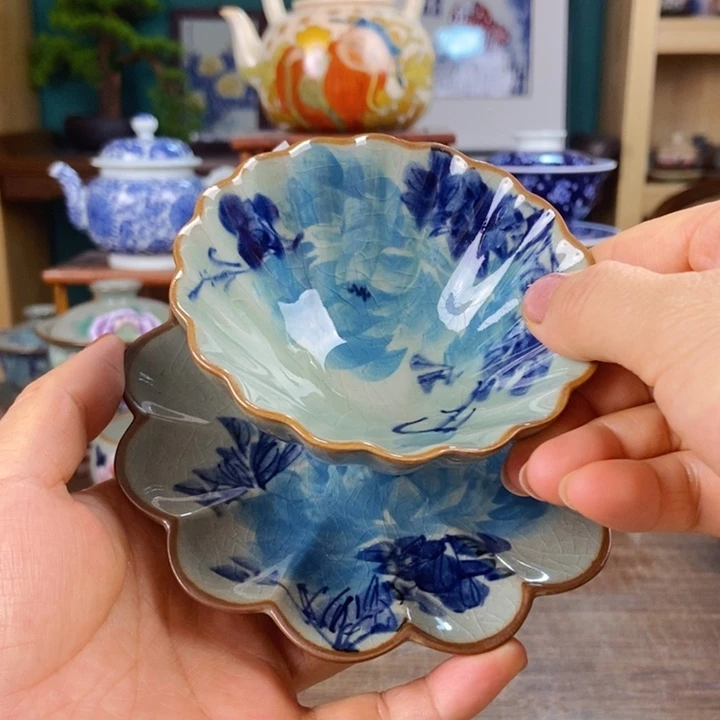 瓷片手工制作工艺精湛等特点