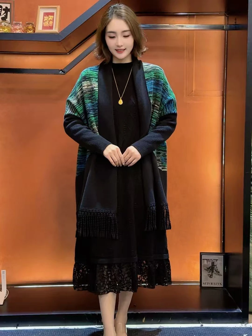 61 花色秋冬简约百搭氛围感气质大码女装时尚显瘦开衫外套