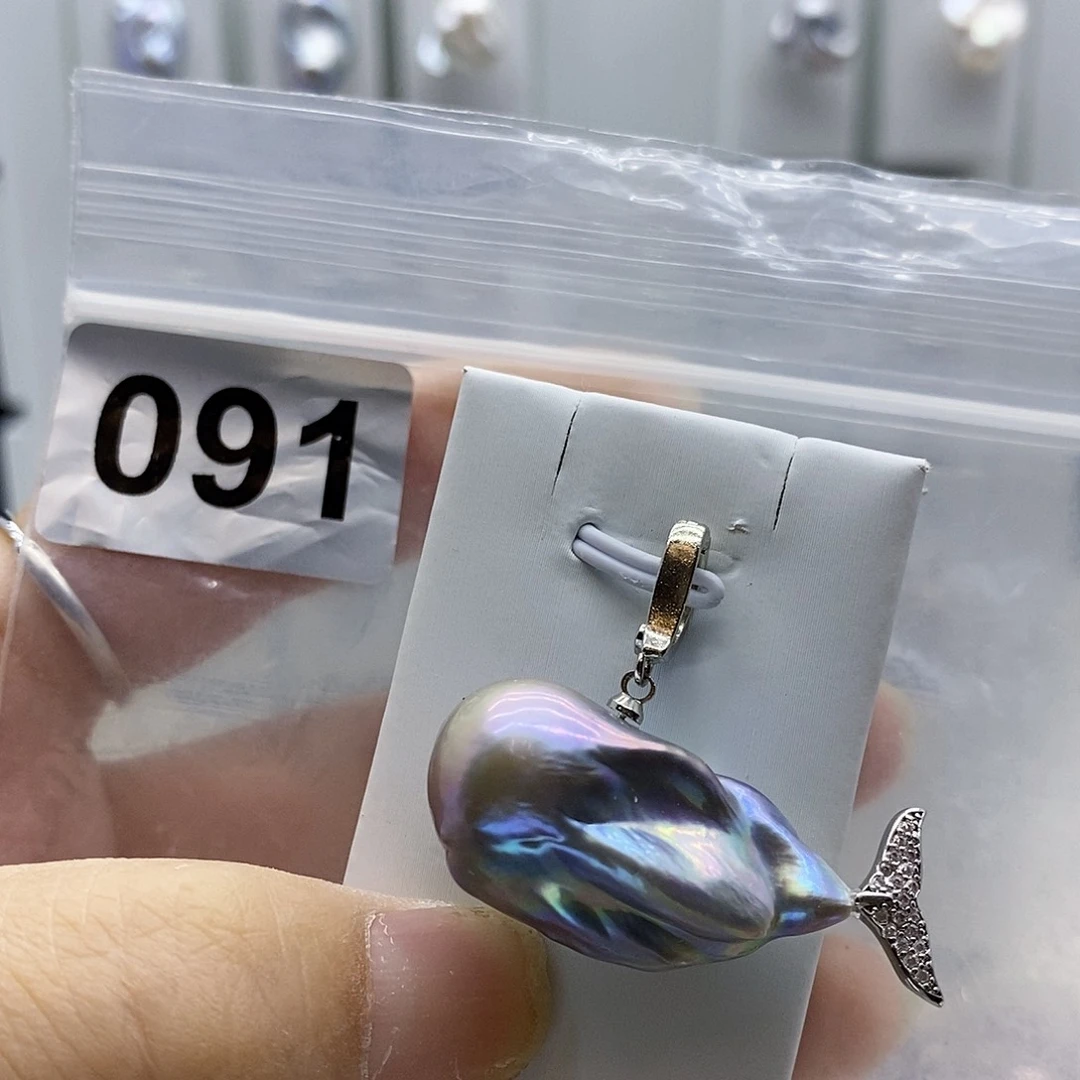 颈饰合金淡水珍珠