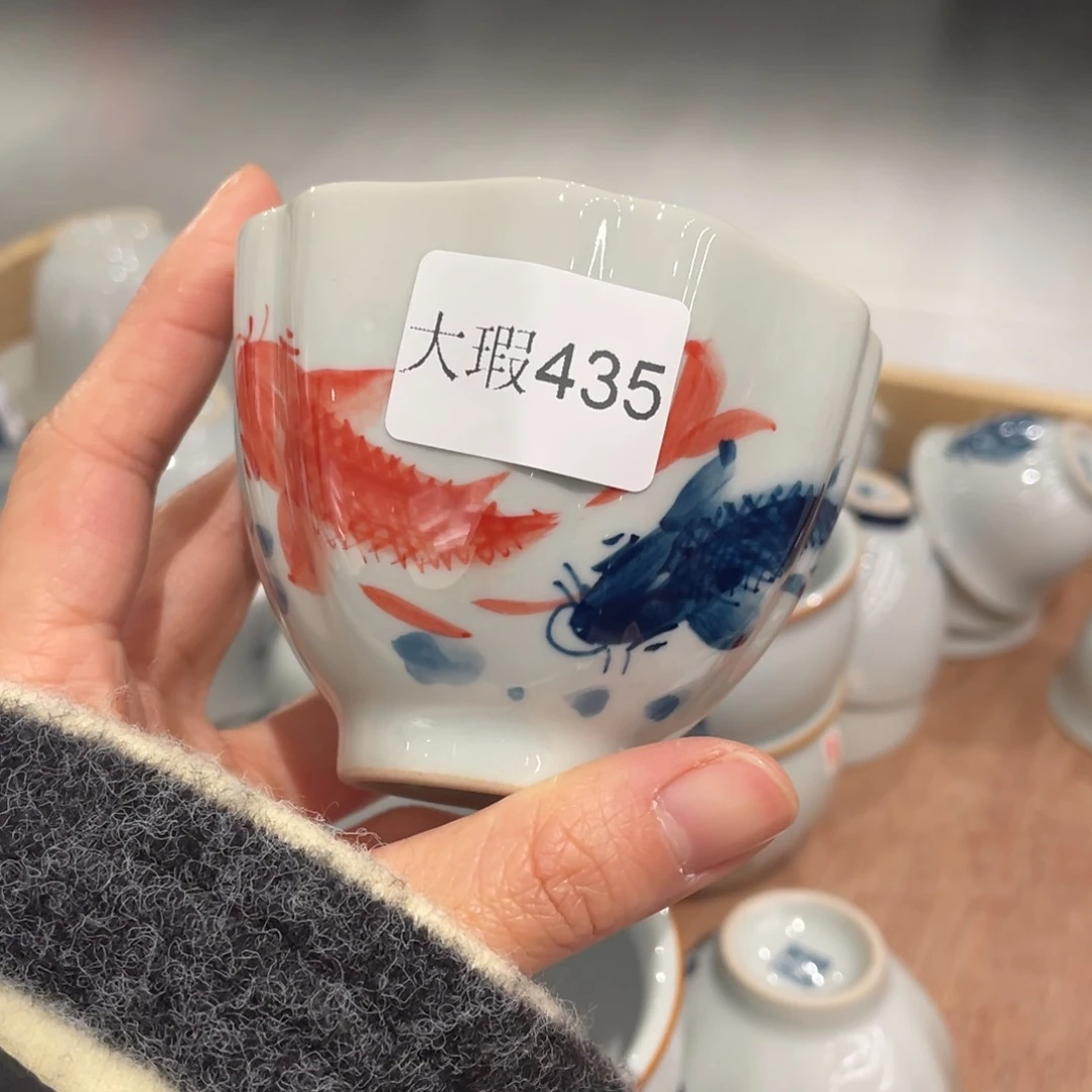 有瑕釉下彩纯手绘