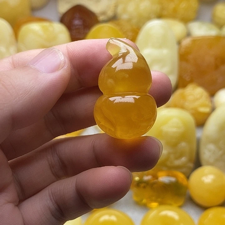 琥珀颈饰未镶嵌琥珀蜜蜡吊坠