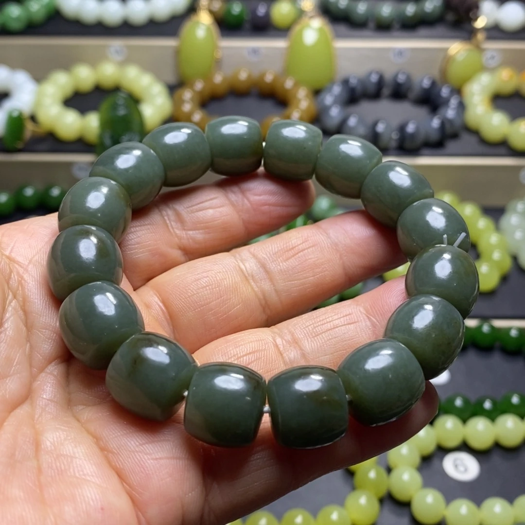 和田玉手串未镶嵌