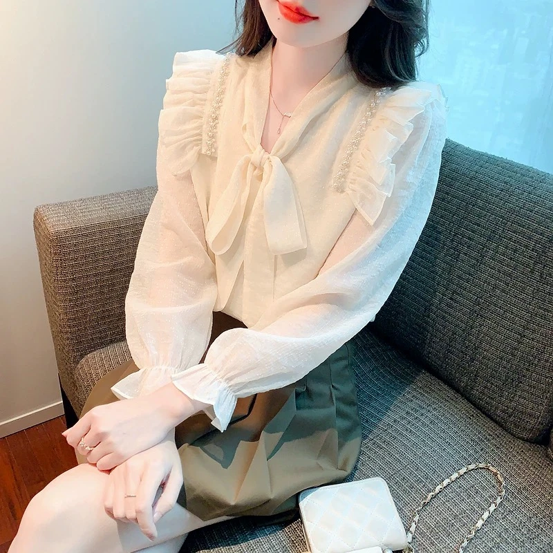 164蕾丝长袖时尚