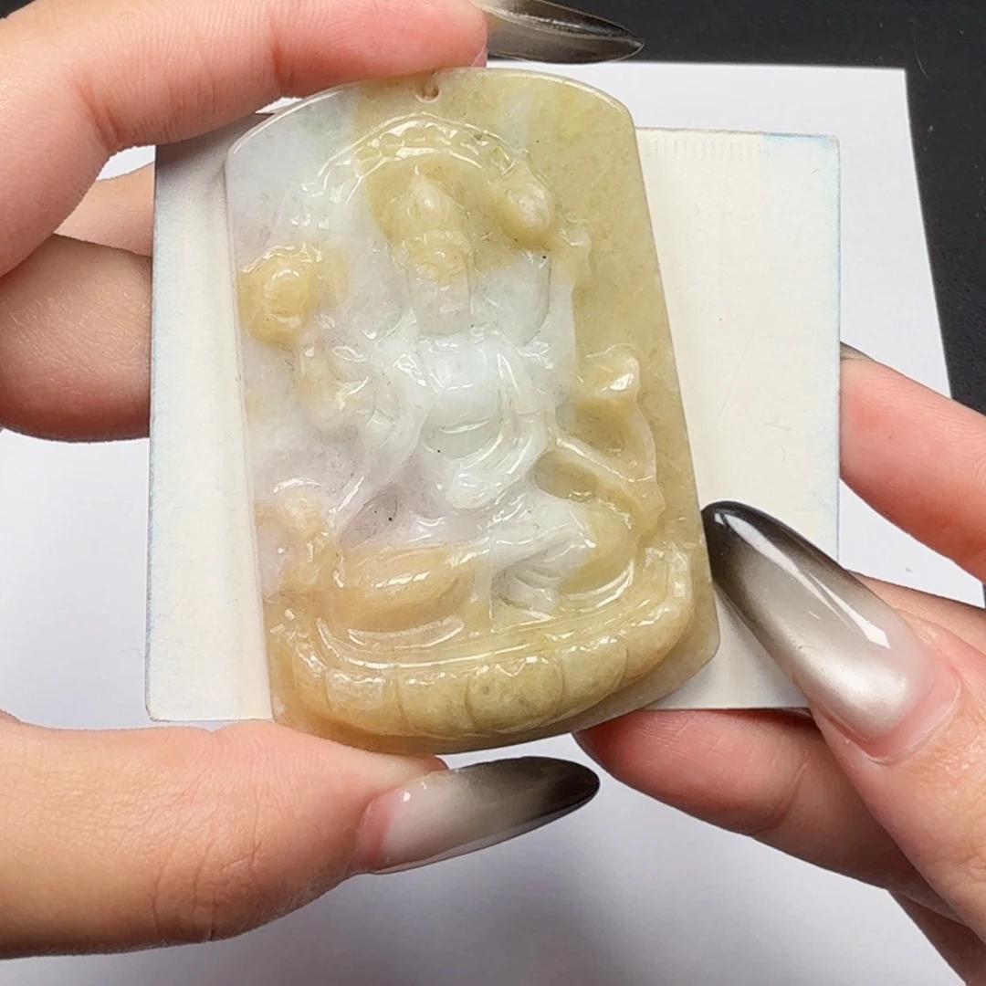 翡翠未镶嵌挂件翡翠