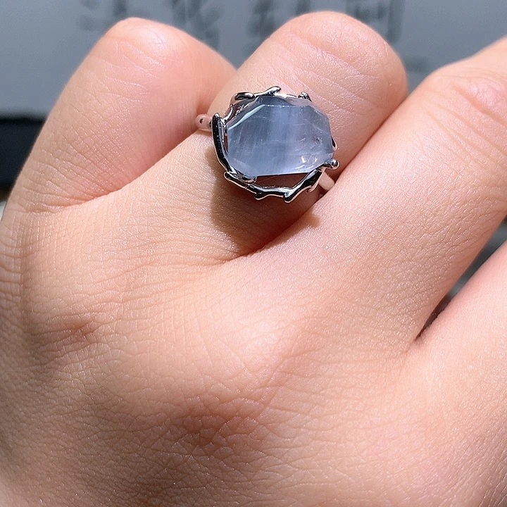 水晶珠宝半成品银S925镶嵌锦*