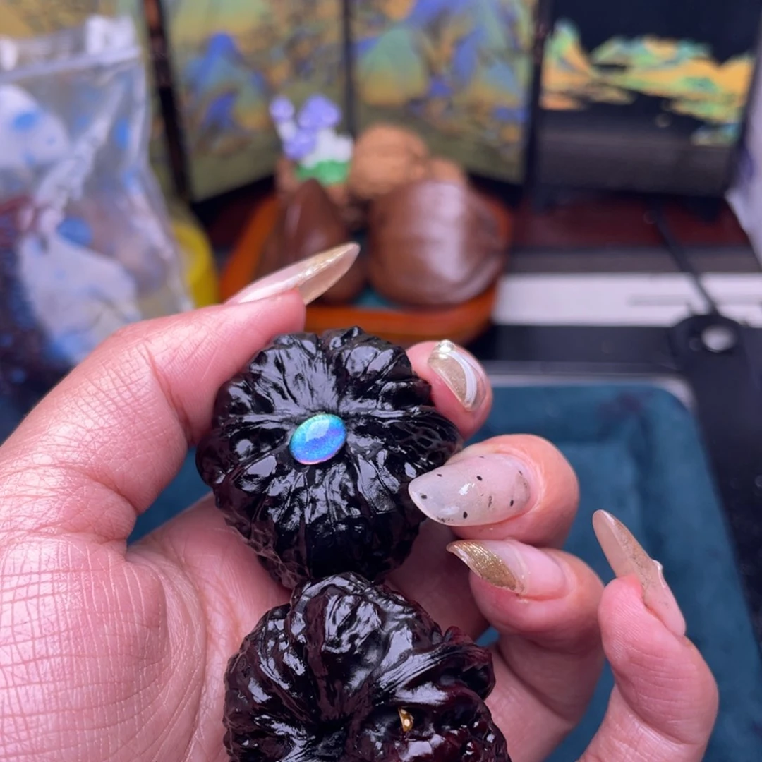 文玩核桃把件叨*咪蛤蟆小蛙