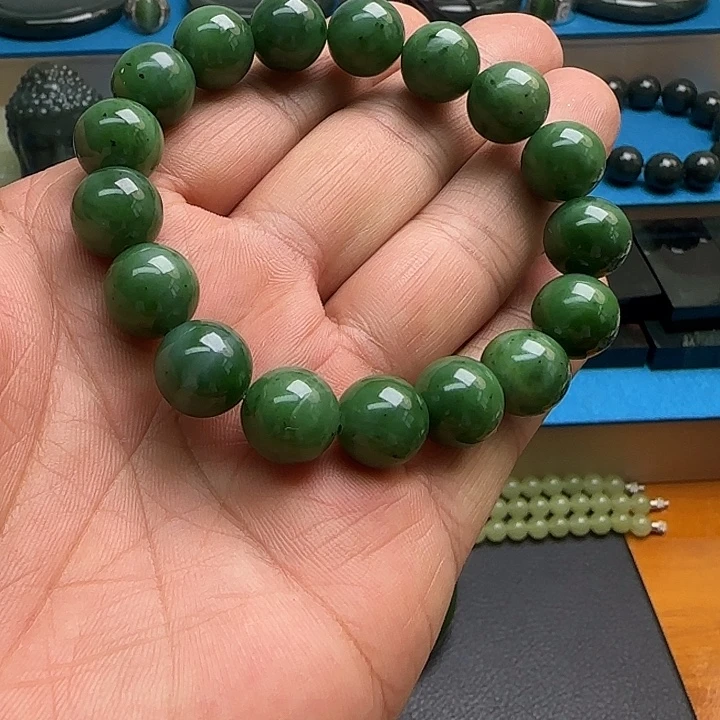 和田玉（碧玉）未镶嵌手链