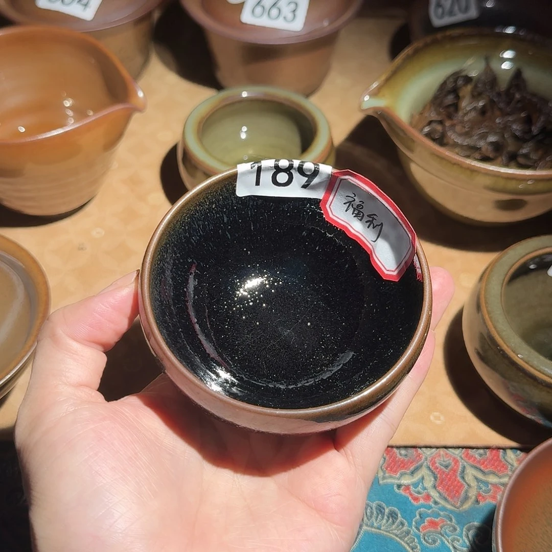 茶盏189福利杯手工柴烧主人杯
