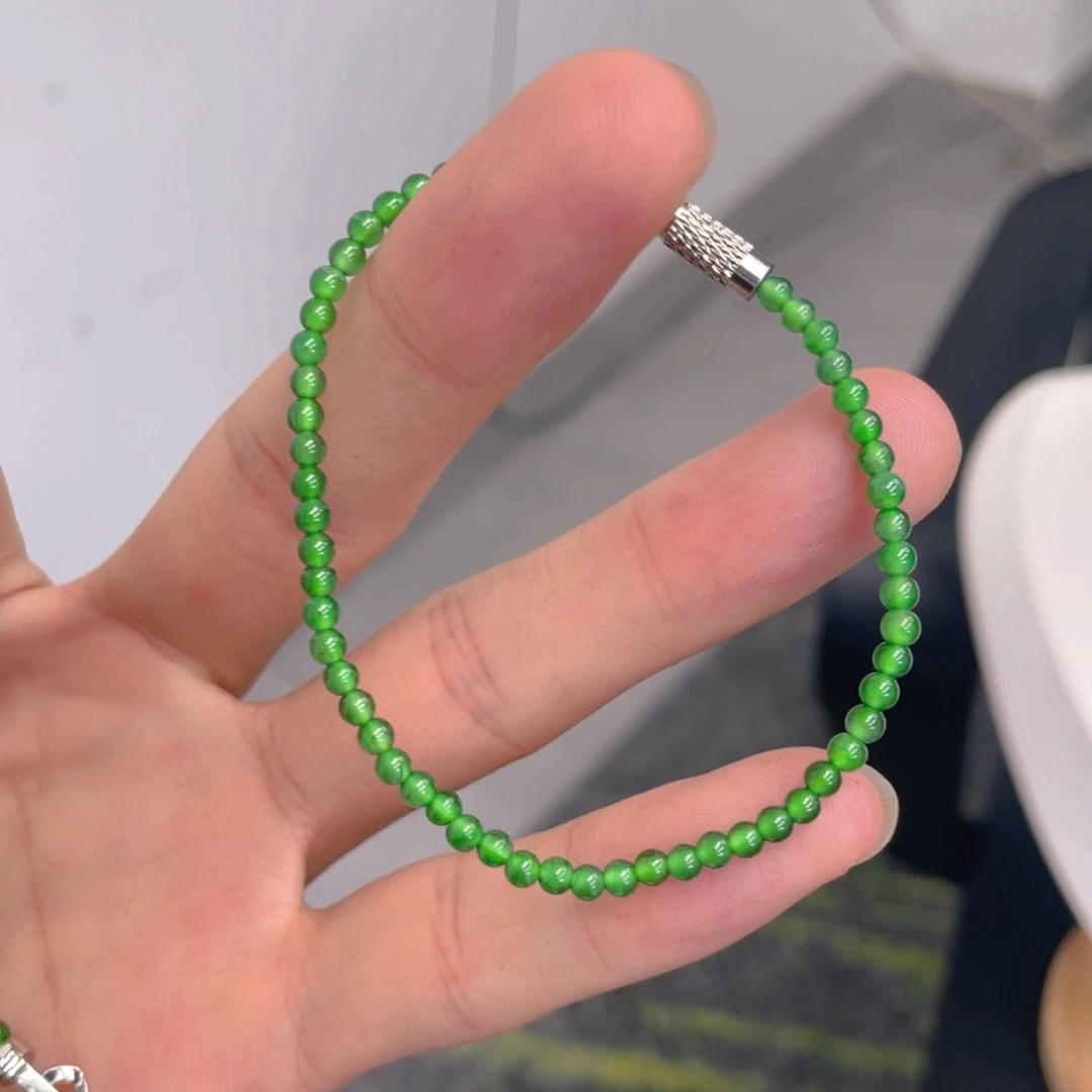 翡翠未镶嵌项链天然翡翠