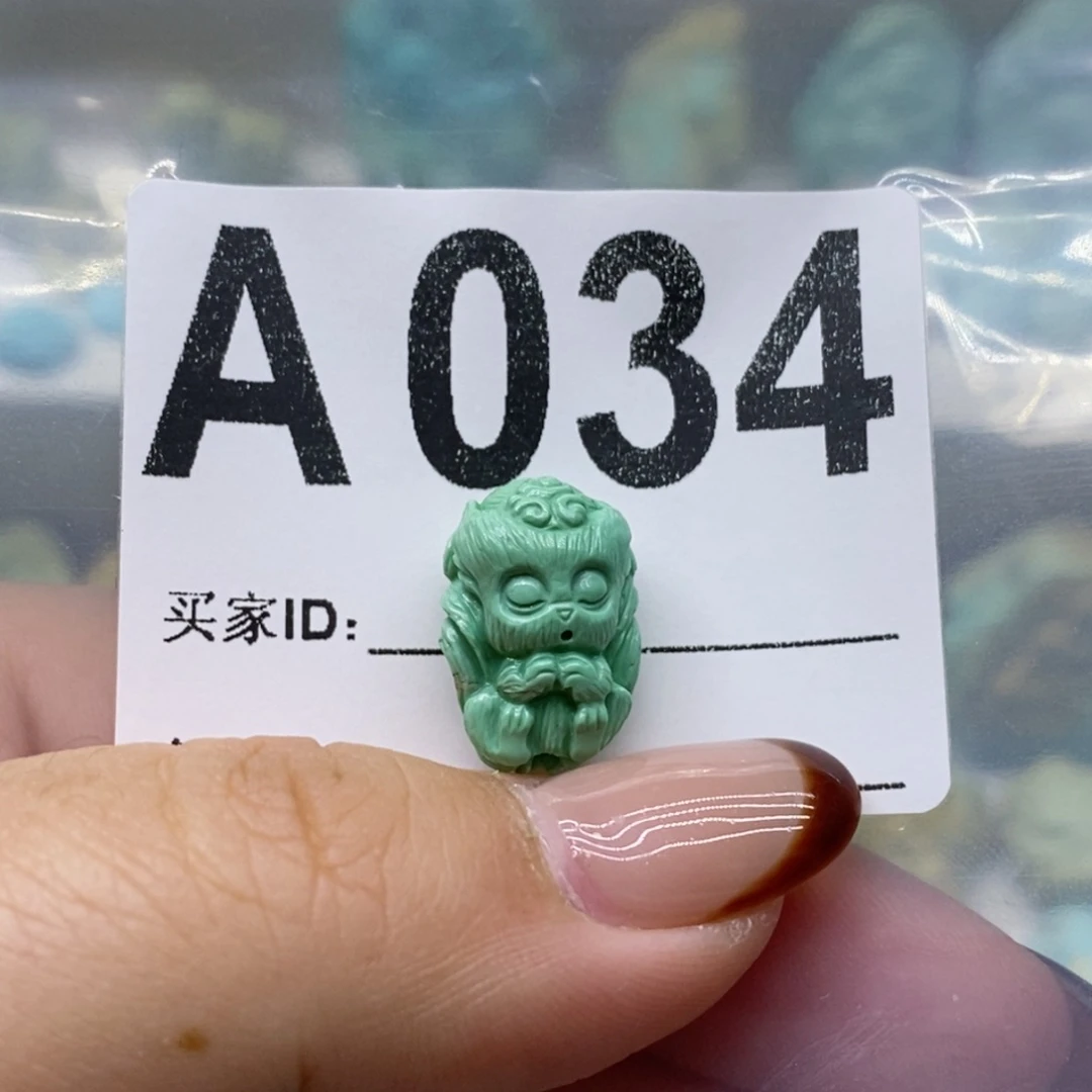 未镶嵌绿松石绿松石配饰定制