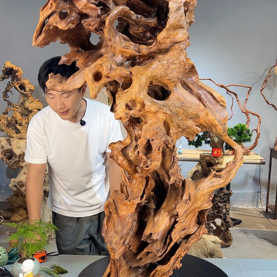 香榧木皖南根雕111自然一体