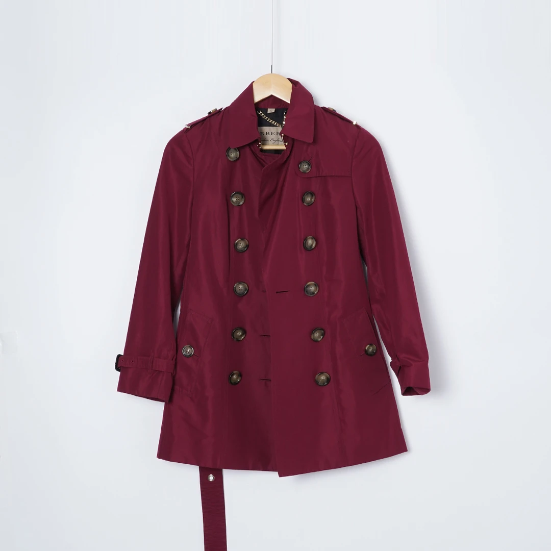 99新 BURBERRY/博柏利 绵/SC1778/风衣/36码女装外套时尚大衣
